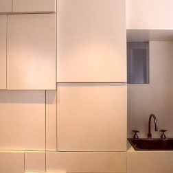 Perraton Apartment 23_kitchen detail_sculptural storage_Stephen Varady Photo ©
