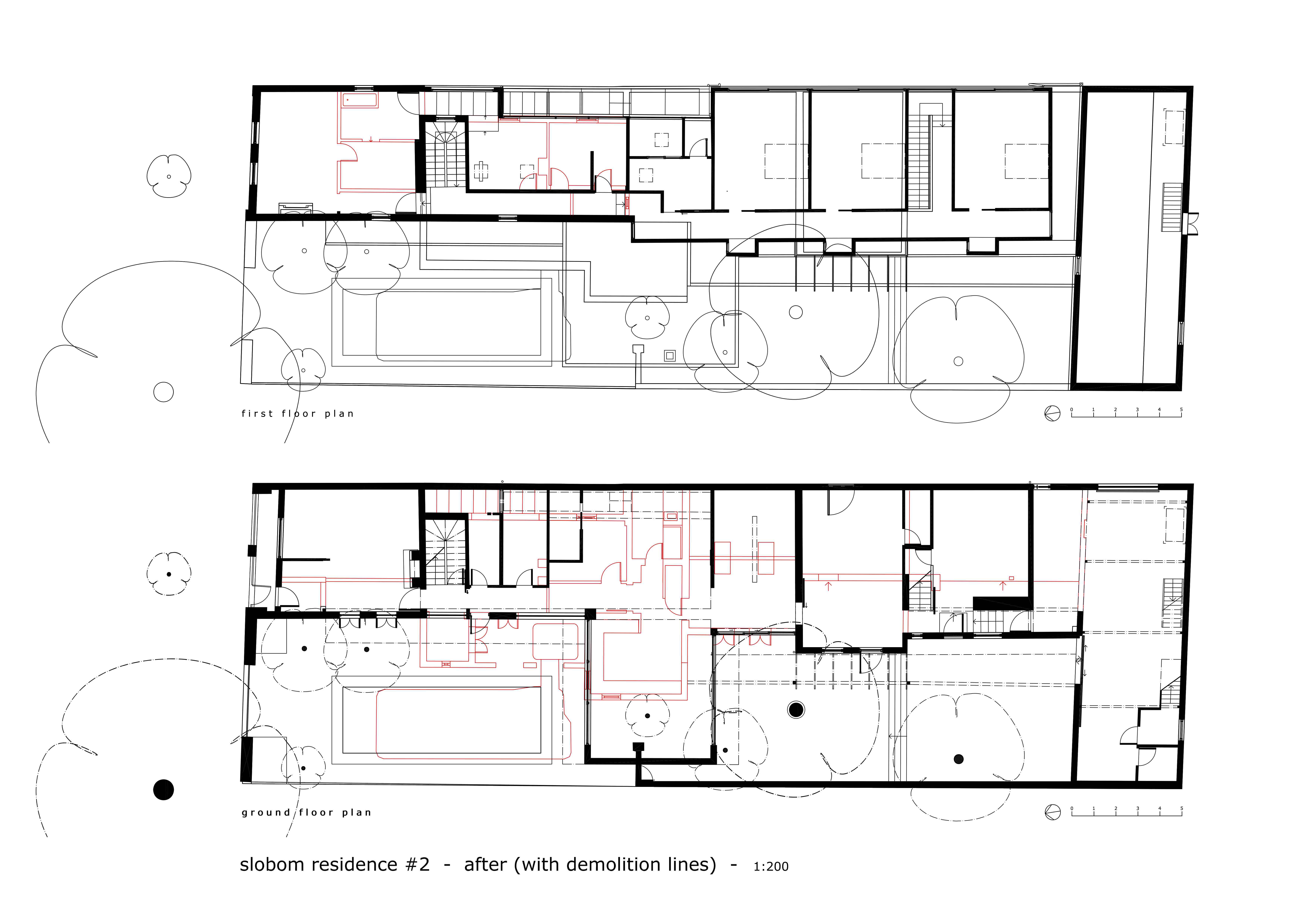Slobom Residence #2_plans 5_before+after comparison 2_Stephen Varady Image ©