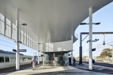 frankston station competition - winners genton architects - completed building 04